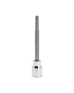 Genius Tools 3/8" Dr. 5mm Hex Bit Socket 110mmL - 308+2535