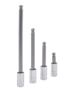 Genius Tools 1/4" Dr. 7/32" Wobble Hex Bit Socket 70mmL - 208+5314