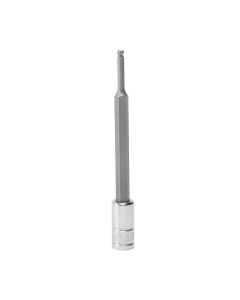 Genius Tools 1/4" Dr. 1/8" Wobble Hex Bit Socket 100mmL - 208+5508