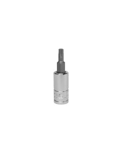 Genius Tools 1/4" Dr. T-20 Star Bit Socket 45mmL - 208+6120