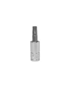 Genius Tools 1/4" Dr. T-30 Star Bit Socket 45mmL - 208+6130