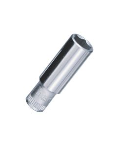 Genius Tools 13mm Deep Socket, 1/4" Dr, Durable Steel - 225213