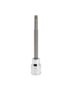 Genius Tools 3/8" Dr. 4mm Hex Bit Socket 110mmL - 308+2534