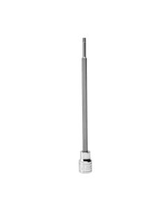 Genius Tools 3/8" Dr. 4mm Hex Bit Socket 180mmL - 308+2734