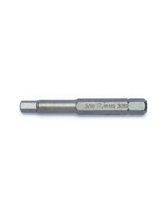 Genius Tools 1/4" Hex Shank Screwdriver Bit, 3/16", 56mmL - 3312