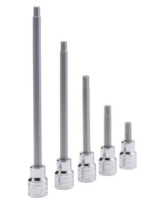 Genius Tools 1/2" Dr. 4mm Hex Bit Socket 55mmL