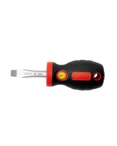 Genius Tools 1.2x6.5 Slotted Screwdriver 98mmL (Shank Type-H) - 502+1465