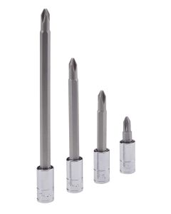 Genius Tools 1/4" Dr. PH.2 Philips Bit Socket 45mmL