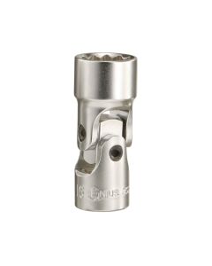 Genius Tools 1/4" Dr. 12-Point Universal Socket, 3/8", 263712
