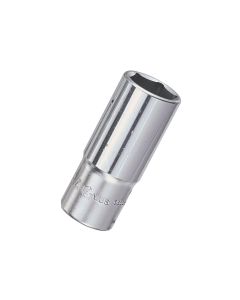 Genius Tools 7/8" Deep Hand Socket, 3/8" Dr, Durable Steel - 386328