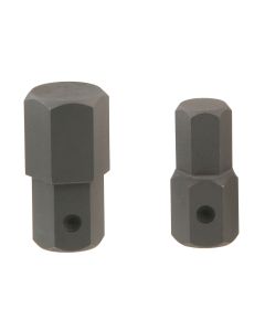 Genius Tools 32mm Hex Shank Screwdriver Bit, 1-3/8", Steel - 3988
