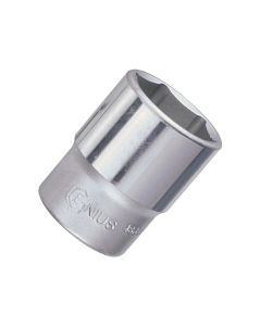 Genius Tools 40mm Hand Socket, 1/2" Dr, Durable Steel - SKU 423840