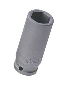 Genius Tools 23mm Deep Impact Socket 1/2" Dr CR-Mo - SKU 447823