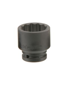 Genius Tools 1-3/8" Thin Wall Impact Socket, 3/4" Dr, CR-Mo, 12-Point, 695244