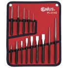 14-Piece SAE Punch & Chisel Set - Genius Tools PC-514S