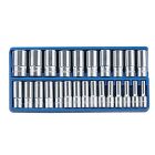 25-Piece Metric Deep Socket Set - Genius Tools DS-424M