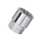 15mm 12-Point Hand Socket - Genius Tools 3/8 Dr.