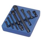 Genius Tools 9 Piece Impact Extension Bar Set ID-424S