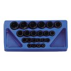 22-Piece SAE Impact Socket Set - Durable CR-Mo Steel