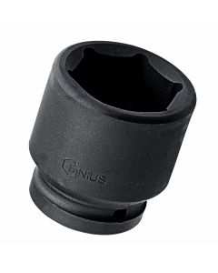 Genius Tools 3/4" Dr. 23mm Impact Socket (CR-Mo) - 645223