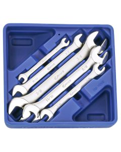 Genius Tools 5 Piece SAE Open End Wrench Set - OW-705S