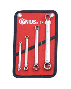 Genius Tools 4 Piece E-Star Wrench Set - TX-E04