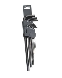 Genius Tools 9 Piece Metric Long Hex Key Wrench Set - HK-009ML