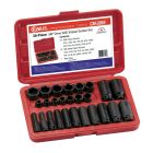 26-Piece SAE Impact Socket Set - Durable CR-Mo Steel