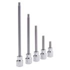 Genius Tools 3/8 Dr. Hex Bit Socket 50mmL - 7/16