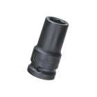 18mm Semi-Deep Impact Socket - Genius Tools 445218