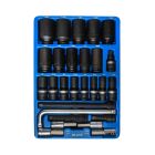 27-Piece SAE Impact Socket Set - Genius Tools MS-027S